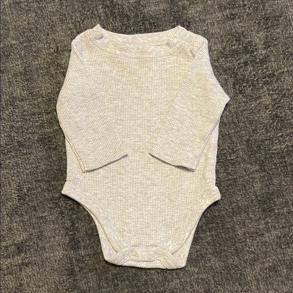 Garanimals Cream Long Sleeve Bodysuit